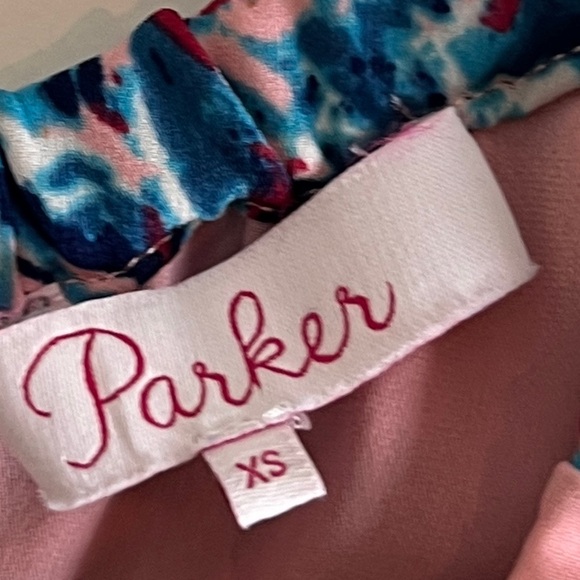 Parker Off Shoulders Floral Print English Garden Top Size XS - Picture 7 of 9